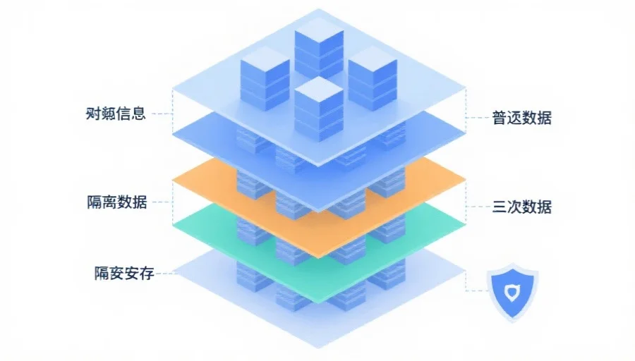 数据隔离存储架构示意图